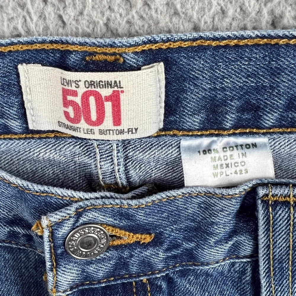 Vintage Levi Strauss 501 Button Fly Denim‎ Jeans Levis Mens 36x34 90's Y2K